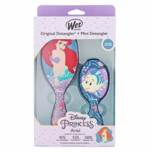 Wet Brush - Disney Princess Kit Original Detangler + Mini Børste Ariel