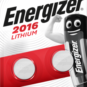 Energizer - Lithium batteri CR2016 (2-pak)