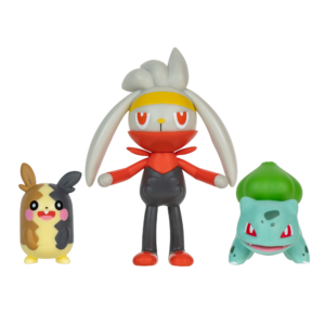 Pokémon - Battle Figure 3 Pk - Morpeko, Bulbasaur