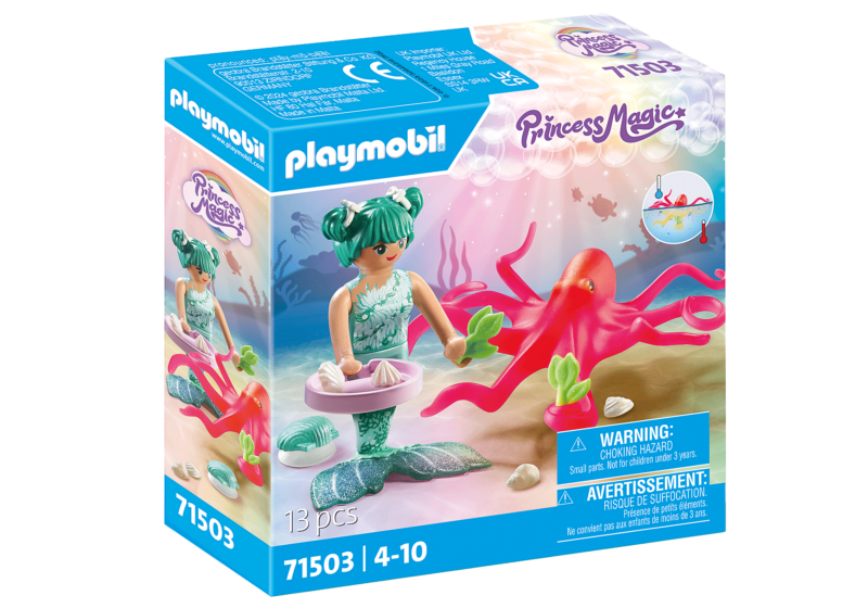 Playmobil - Havmand med farveskiftende blæksprutte (71503)