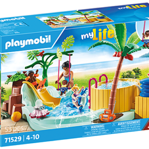Playmobil - Børnepool med boblebad (71529)