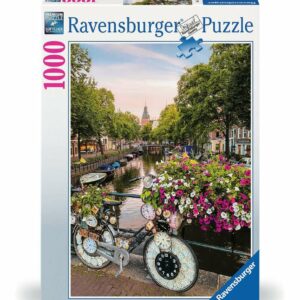 Ravensburger - Puslespil Bicycle Amsterdam 1000 brikker