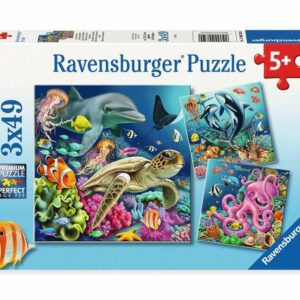 Ravensburger - Puslespil Under Water 3x49 brikker
