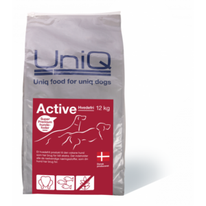 UniQ - Hundefoder Activ uden hvede 12 kg