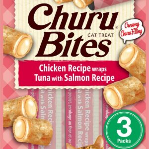 CHURU - Bites Chicken/Tuna Wrap With Salomon 3pcs- (798.5062)