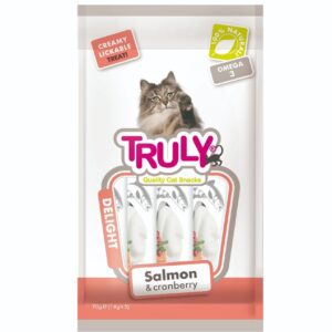Truly - Cat Creamy Lickable Salmon & Cranberry 70g