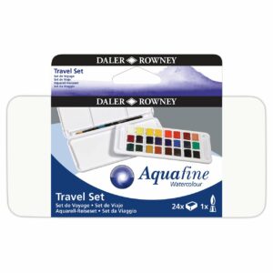 Daler-Rowney - Aquafine Travel Set 24 Half Pans (306031)