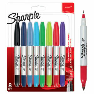Sharpie - Permanent Marker Twin Tip 8-Blister (2065409)