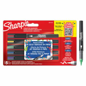 Sharpie - Creative Acrylic Marker Brush tip 5-Blister (2201182)
