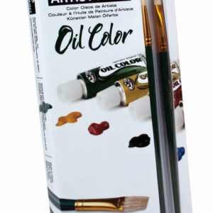 Royal & Langnickel - Olie maling sæt 12 12 ml farver inkl. pensel