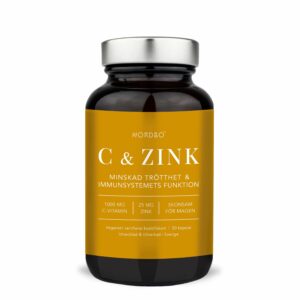 NORDBO - C-vitamin & Zink Vegansk 50 Kapsler