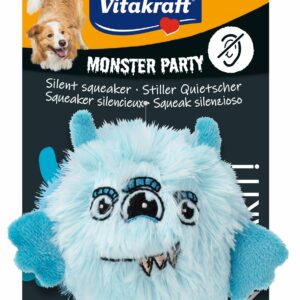 Vitakraft - BLAND 4 FOR 119 - Hundelegetøj Monster plysbold Med stille piv