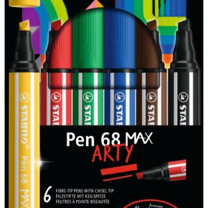 Stabilo - Pen 68 MAX Arty (6 stk)