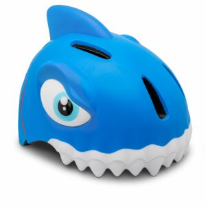 Crazy Safety - Cykelhjelm til børn - Blå haj (49-55 cm)