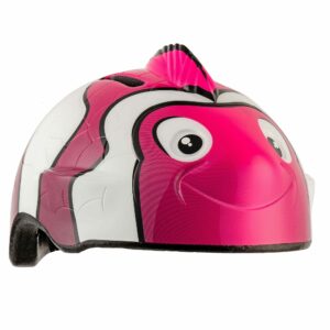 Crazy Safety - Cykelhjelm til børn - Pink klovnefisk (49-55 cm)