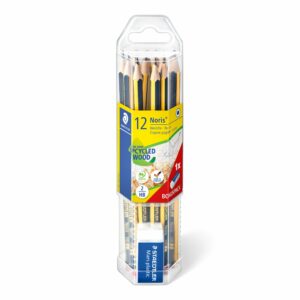 Staedtler - Noris classic pencils, incl. eraser, 12 pcs. (61 120P1)
