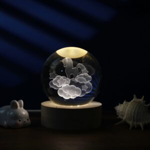 iTotal - Krystalkugle Lampe Lille - Unicorn