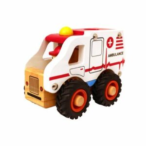 Magni - ambulance træ legetøj