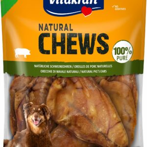 Vitakraft - NATURAL CHEWS Griseøre til Hunde  10 stk
