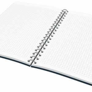 Leitz - Cosy Notebook Spiral Ridge Large Grey - Squared