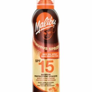 Malibu - Continuous Dry Oil Sun Spray SPF 15 175 ml