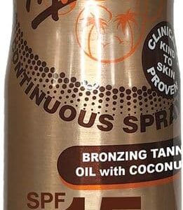 Malibu - SPF15 Bronzing Oil with Coconut Spray 175 ml