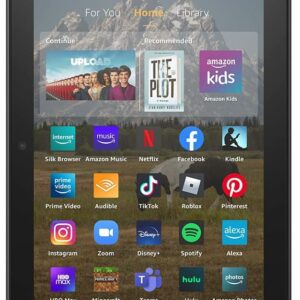 Amazon - Fire HD 8 Tablet 2022 8 HD display 64 GB - Black
