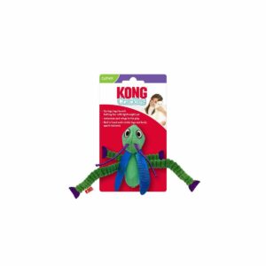KONG - Crackles Grasshopper 15X15X5Cm med catnip