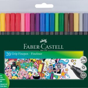 Faber-Castell - Grip Finepens, 20 stk